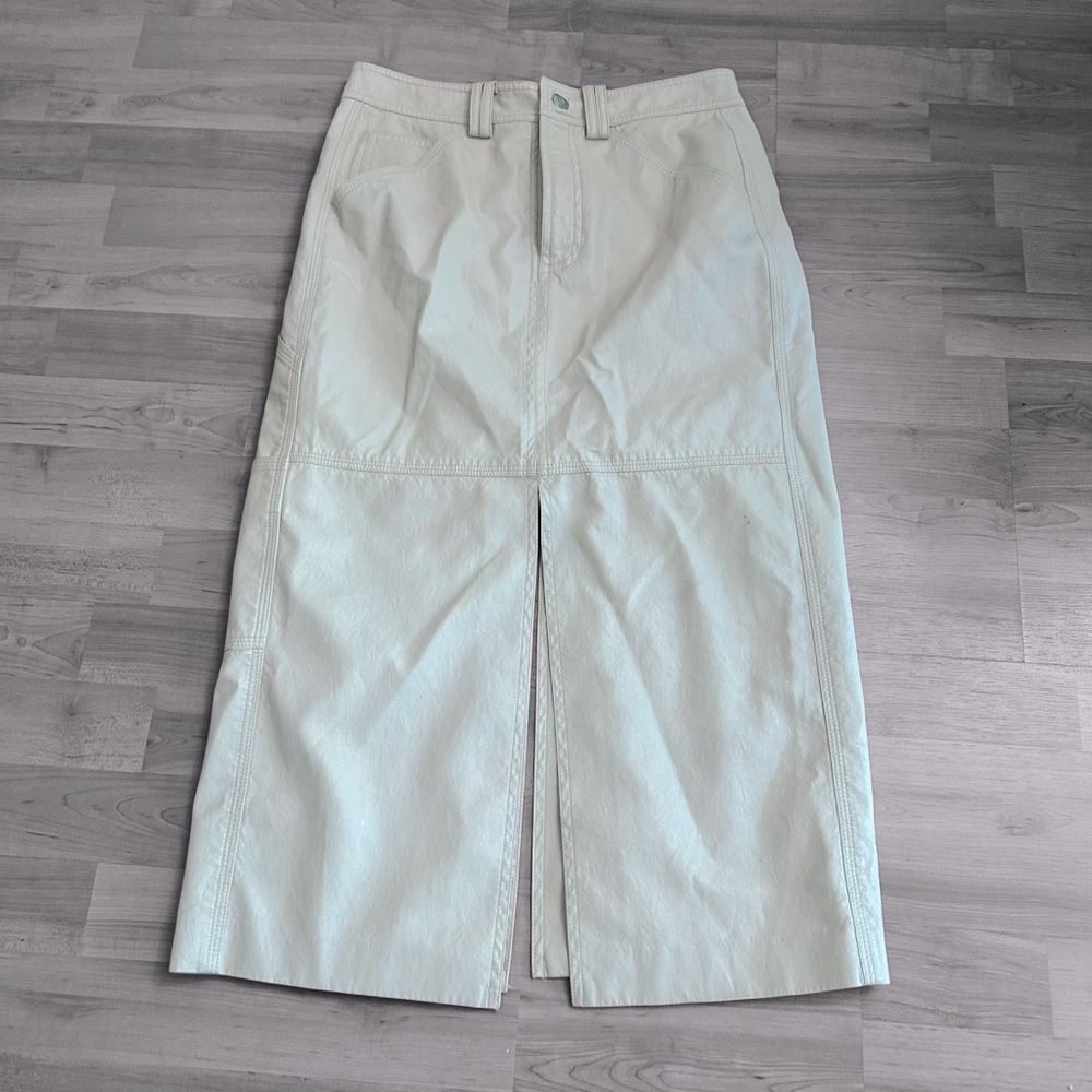 A.L.C. Faux Leather Alden Skirt Size 2 - Picture 4 of 7